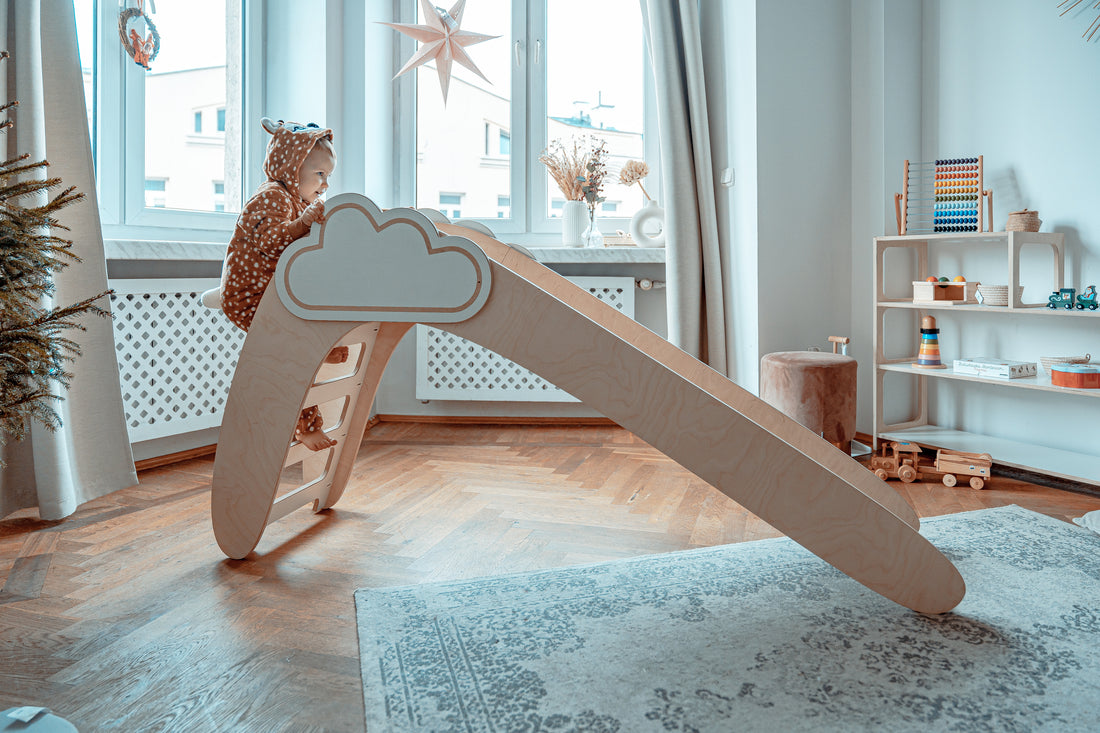 10 Ways an Indoor Wooden Slide Can Help Fight Boredom at Home