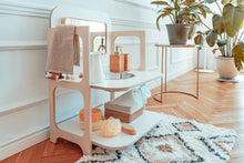 Load image into Gallery viewer, Montessori self-care station | HINGI Tara | Montessori Washbasin | Toddler shelf
