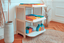 Load image into Gallery viewer, HINGI GRI shelf | Shelf for Grimms toys | Montessori furniture | Montessori shelf
