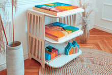 Load image into Gallery viewer, HINGI GRI shelf | Shelf for Grimms toys | Montessori furniture | Montessori shelf
