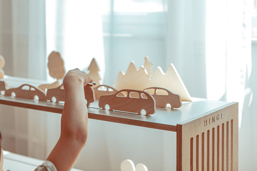 HINGI Stori Worlds - CARS | Wooden Toy | Montessori Toy | Creative Toy | Little world shelf